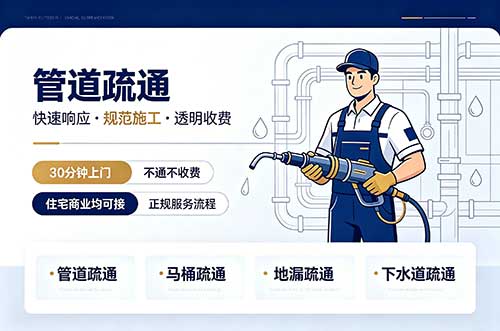 瑶海管道疏通