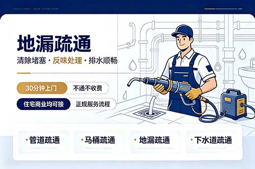 瑶海地漏疏通