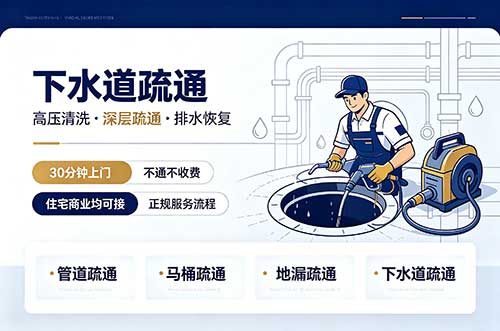 瑶海下水道疏通
