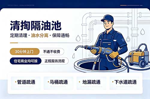 瑶海清掏隔油池