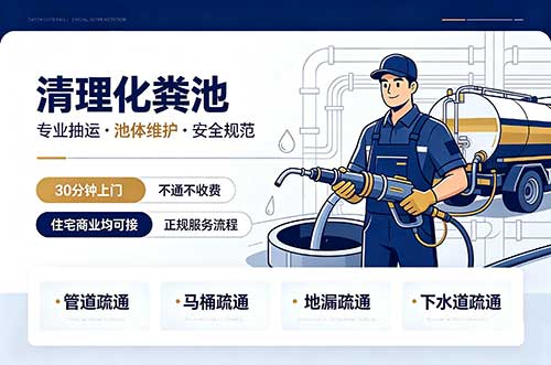 瑶海清理化粪池